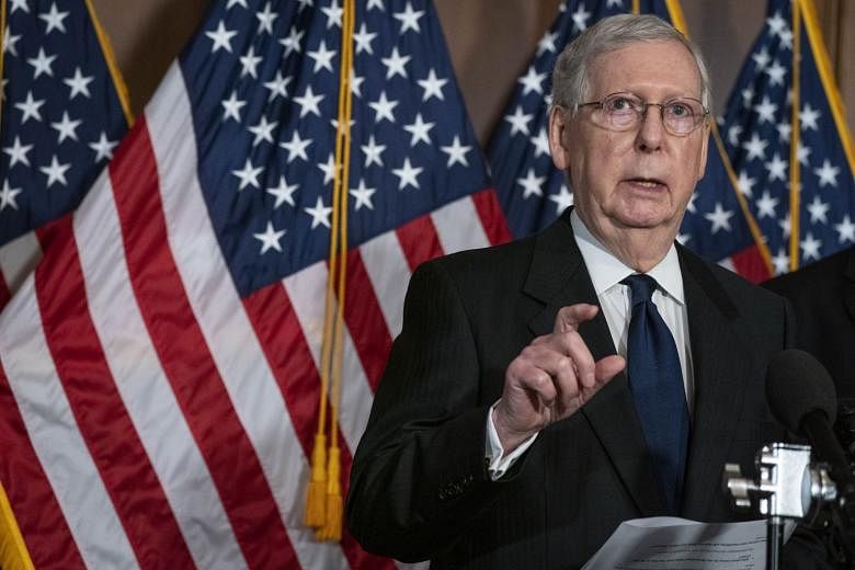 Senat Republik menolak proposal bantuan virus corona AS senilai US$1 triliun dari Mitch McConnell